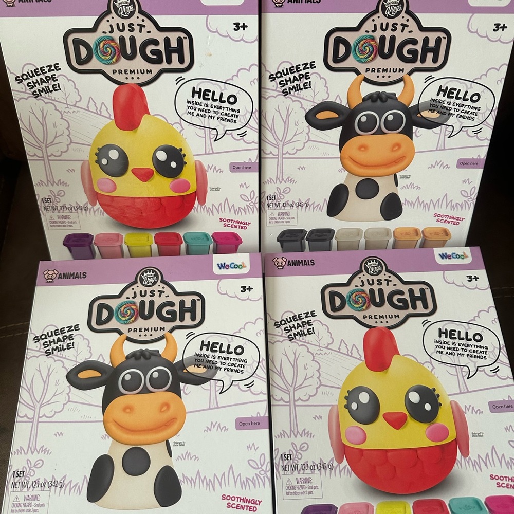 Premium Kids Animal Dough Sets